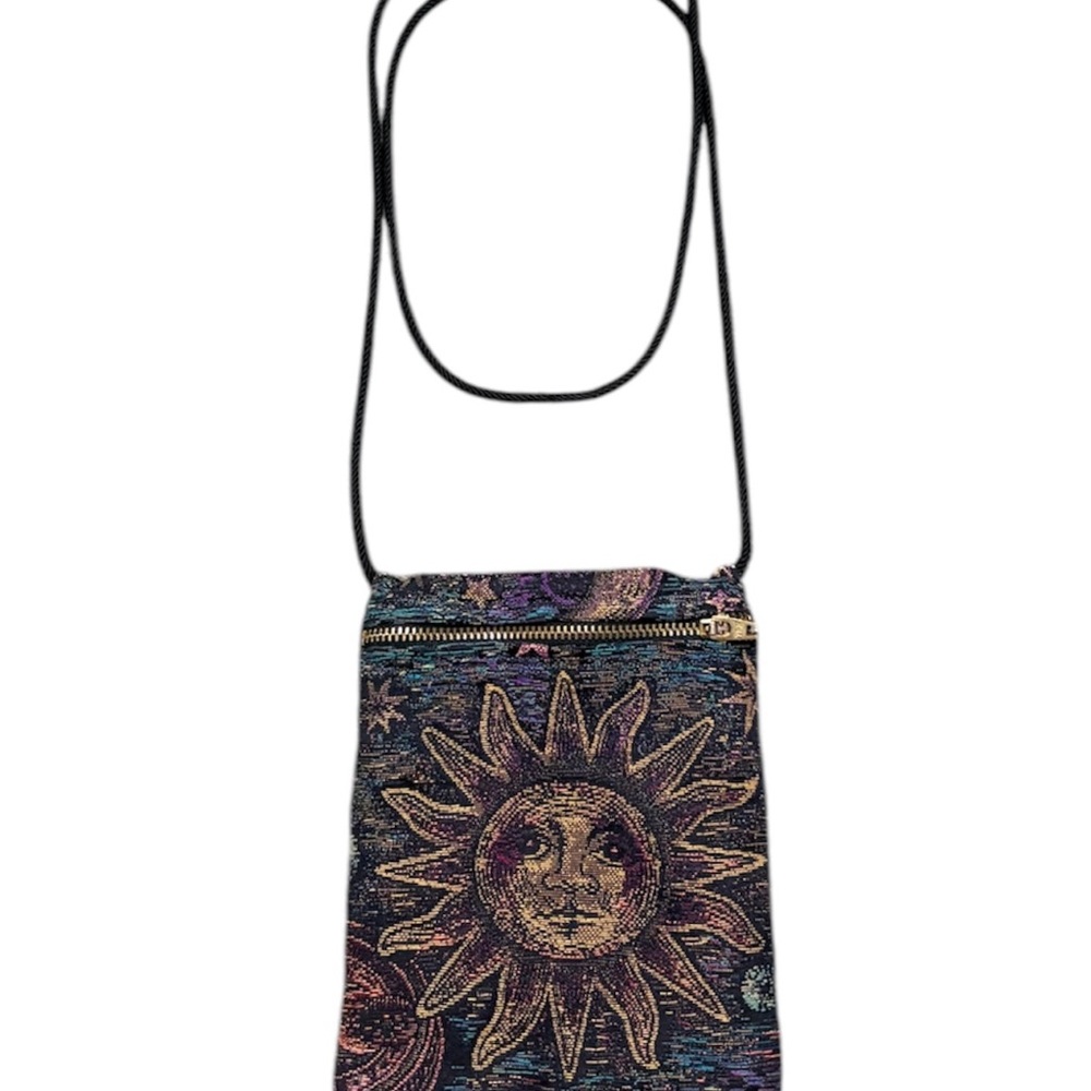 90s Sun Motif Crossbody Bag